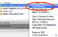 Log Selected in file context menu.png