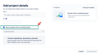 Share settings with an existing project.png