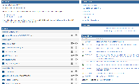 Standard JIRA 4.2 layout of Projects gadget on dashboard.png